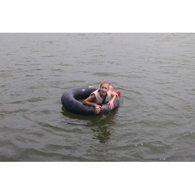 One New Large 55" Rubber Swim Tube Lake 13.6-26 TR-218  Valve FREE Shipping 